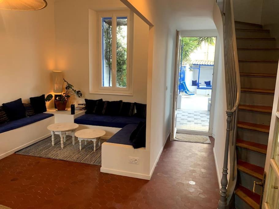 Villa En Bord De Mer A Malmousque Marseille Bagian luar foto